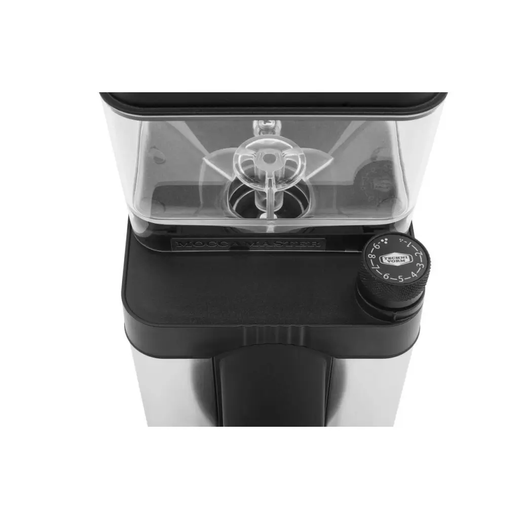 Moccamaster KM5 Burr Coffee Grinder Polished Silver