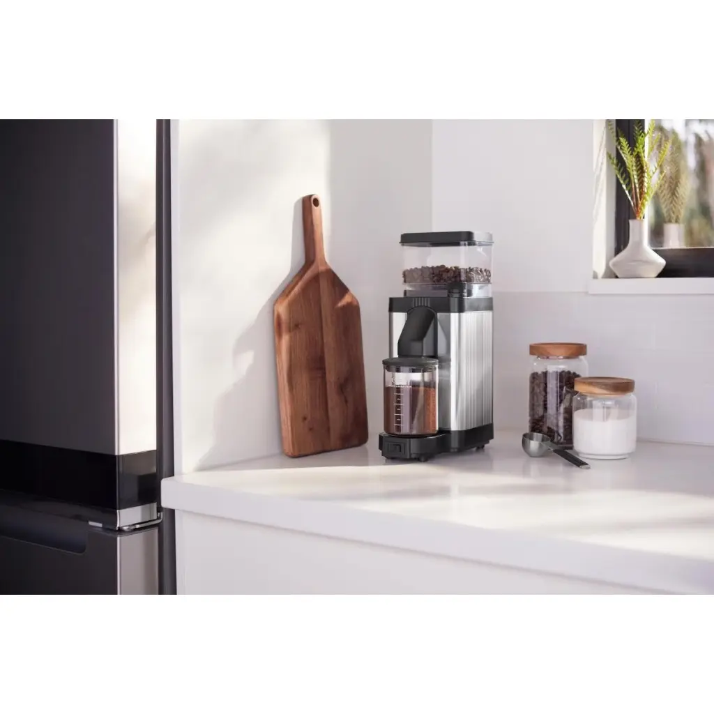 Moccamaster KM5 Burr Coffee Grinder Polished Silver