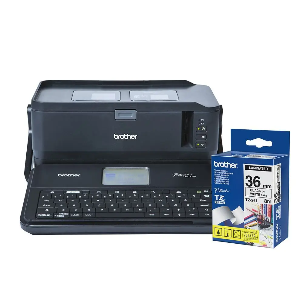 Brother PTD800W Professional PC Connectable Desktop Label Printer