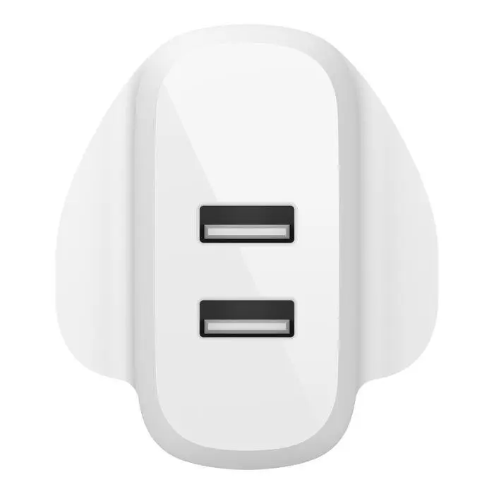 Belkin Dual USB A Wall Charger 12W White