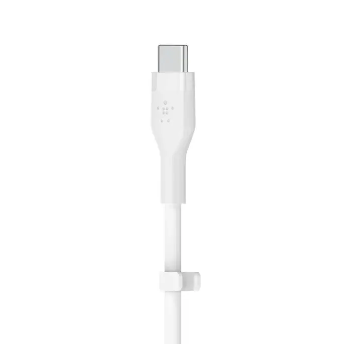 Belkin BoostCharge 1m Silicon USB-C to Lightning Cable White