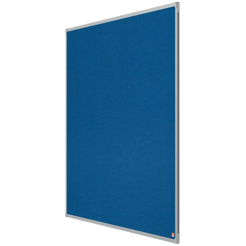 Nobo Felt Notice Board Aluminium Trim 1200x900mm Blue