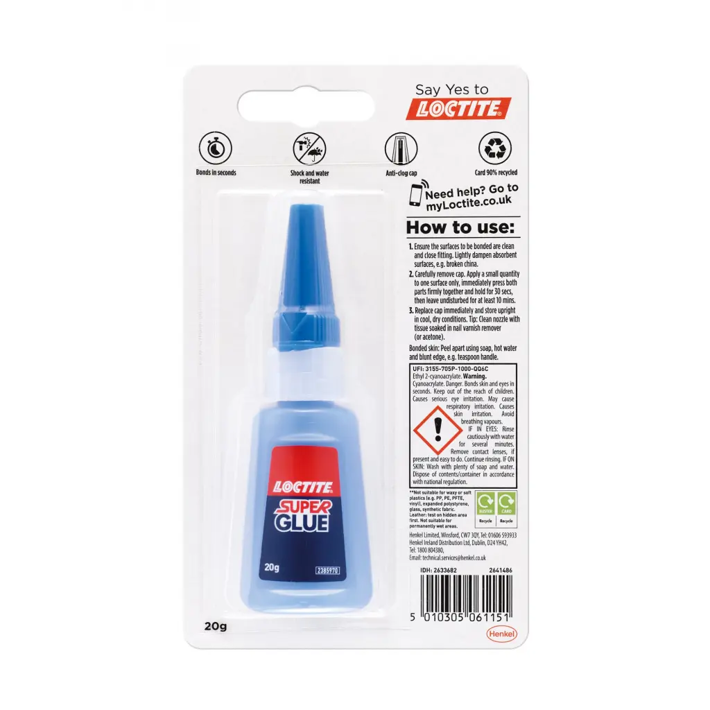 Loctite Professional Super Glue Liquid XXL 20g - 2633682