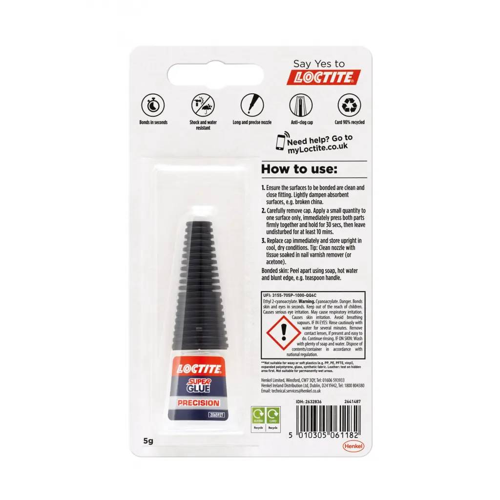 Loctite Super Glue Precision Liquid 5g - 2632836