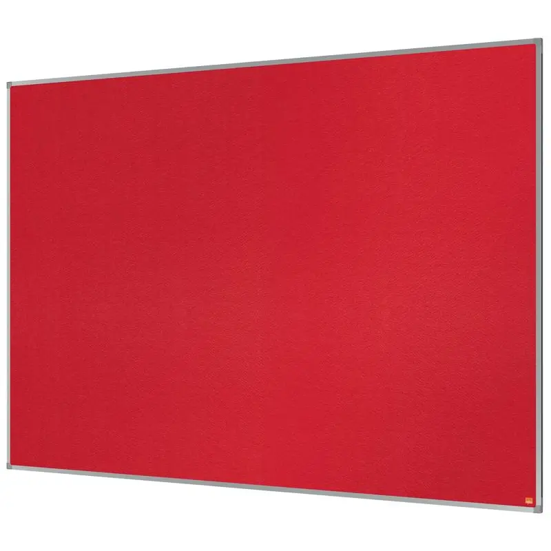 Nobo Essence Felt Notice Board Red 1800x1200mm - 1904068