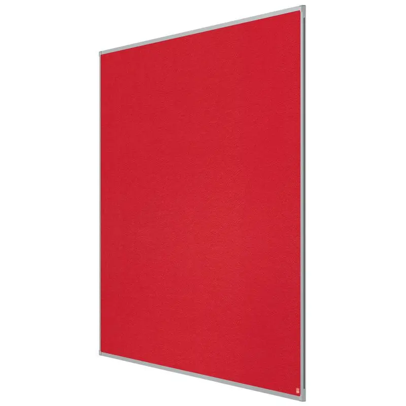 Nobo Essence Felt Notice Board Red 1800x1200mm - 1904068