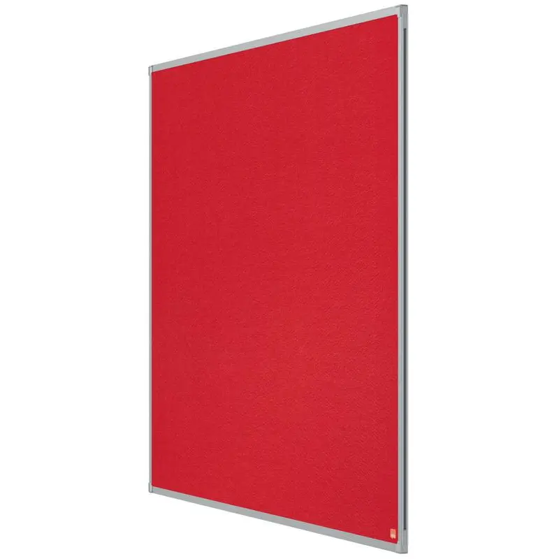 Nobo Essence Felt Notice Board Red 1200x900mm - 1904067