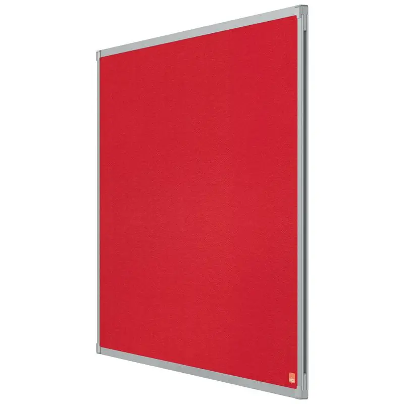 Nobo Essence Felt Notice Board Red 900x600mm - 1904066