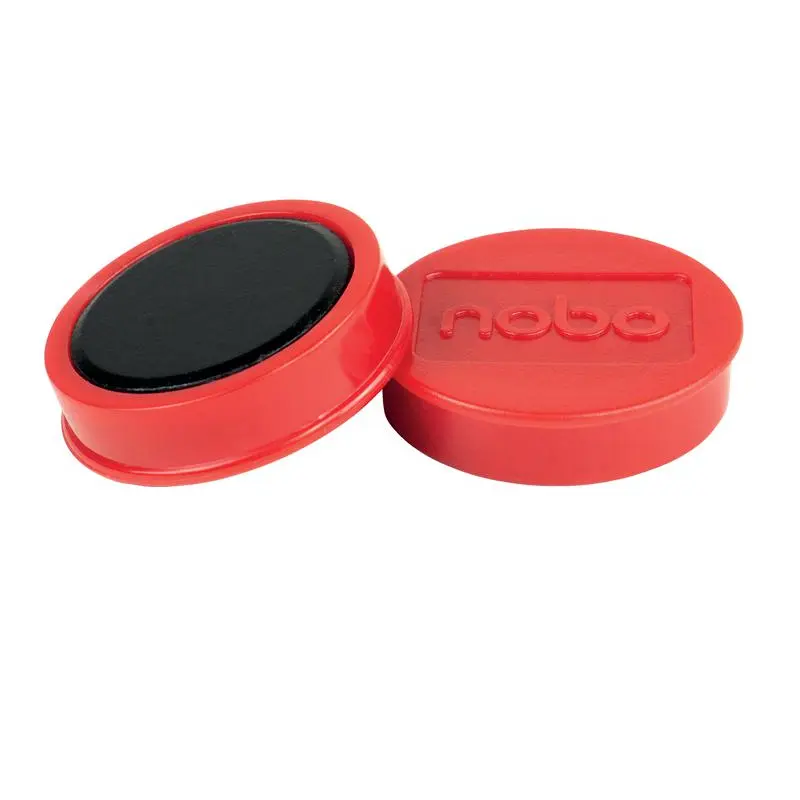 Nobo Whiteboard Magnets 38mm Red (Pack 10) - 1915314