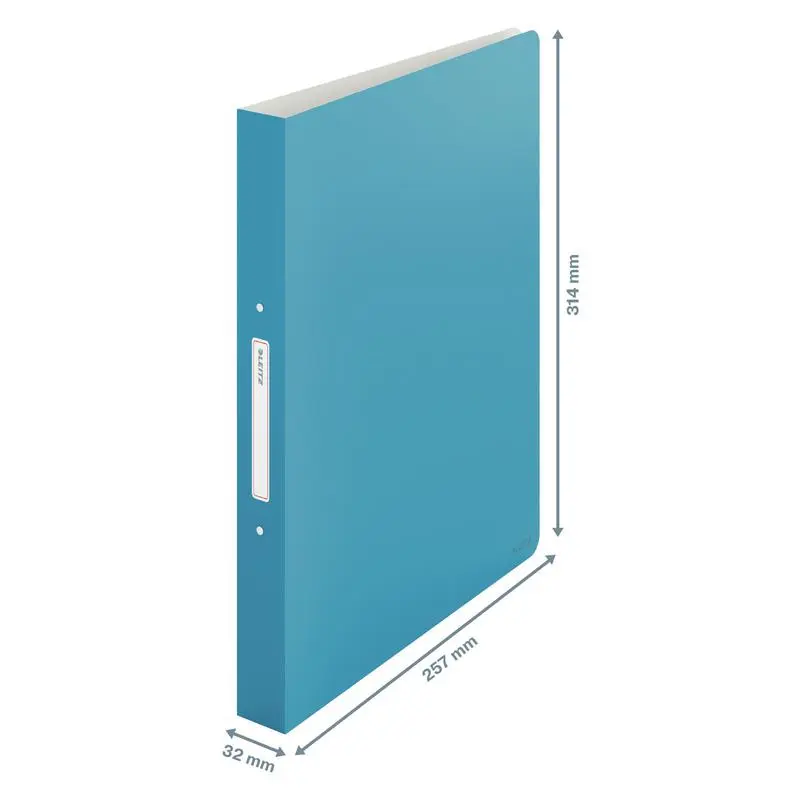 Leitz Ringbinder Cosy A4 PP 2RR 25mm Calm Blue (Pack 10) - 42380061