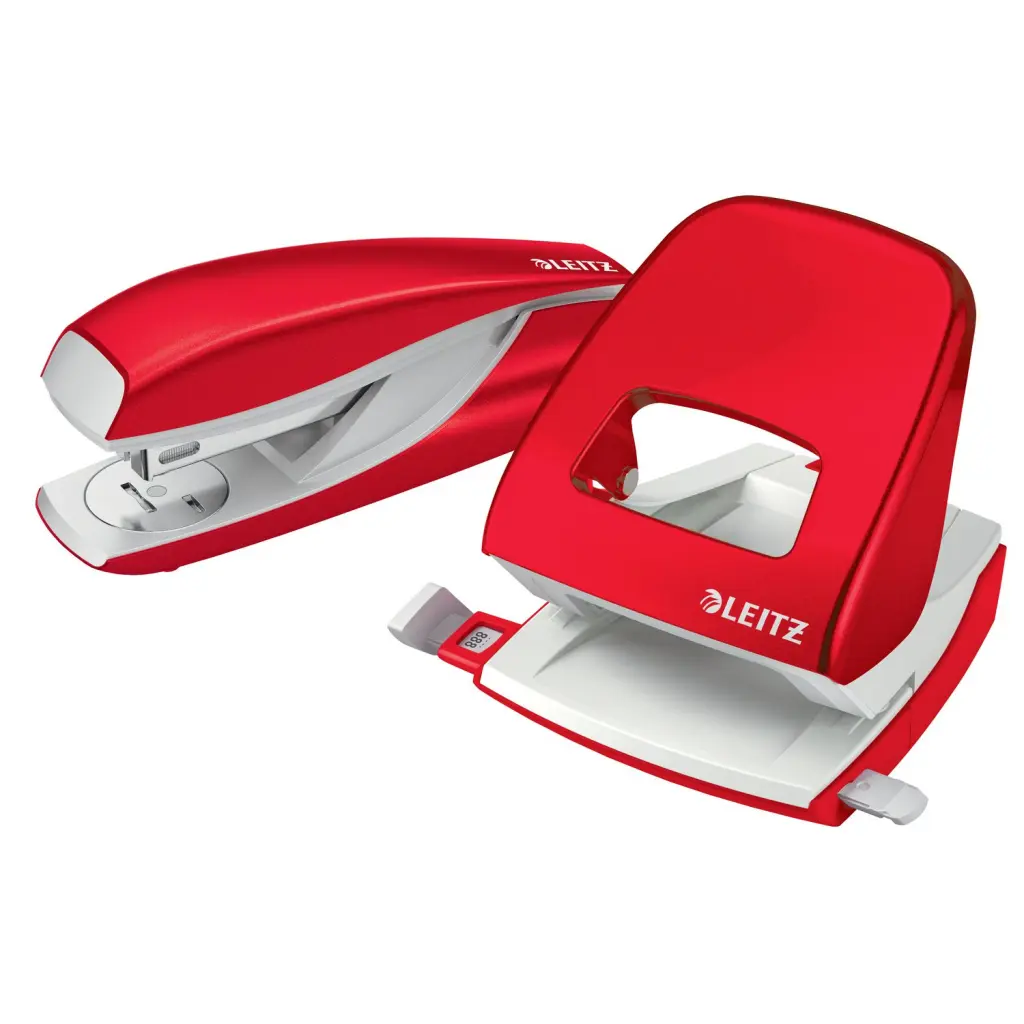 Leitz NeXXT WOW Hole Punch 30 Sheets Red - 50081026