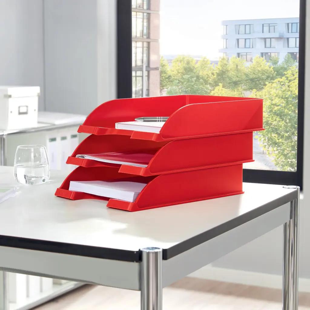 Leitz WOW Letter Tray Plus A4 Red - 52263026