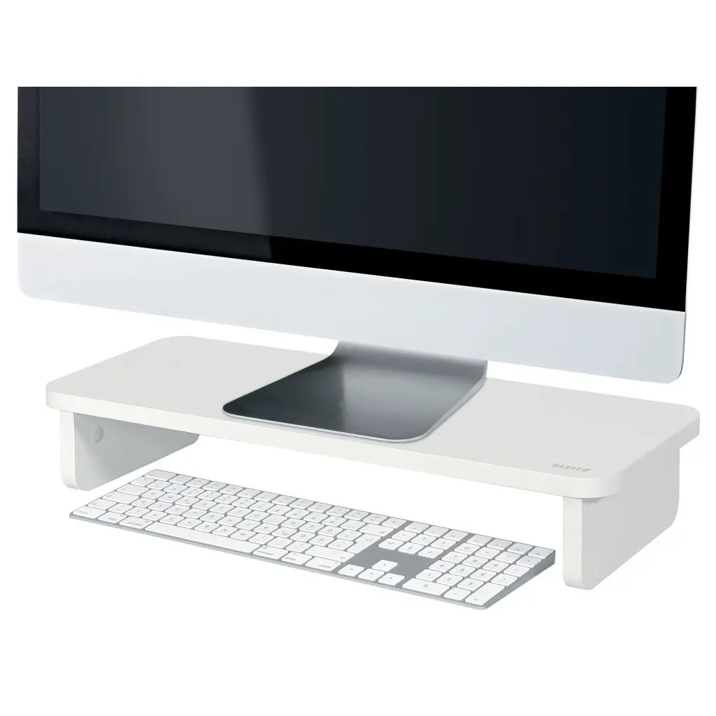 Leitz Ergo Stylish Monitor Riser Stand White - 64340001