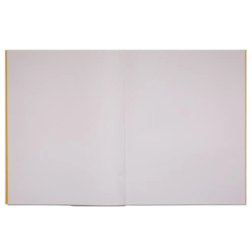 Rhino A3+ Exercise Book 40 Page Plain Yellow (Pack 30) - VDU040-020-6