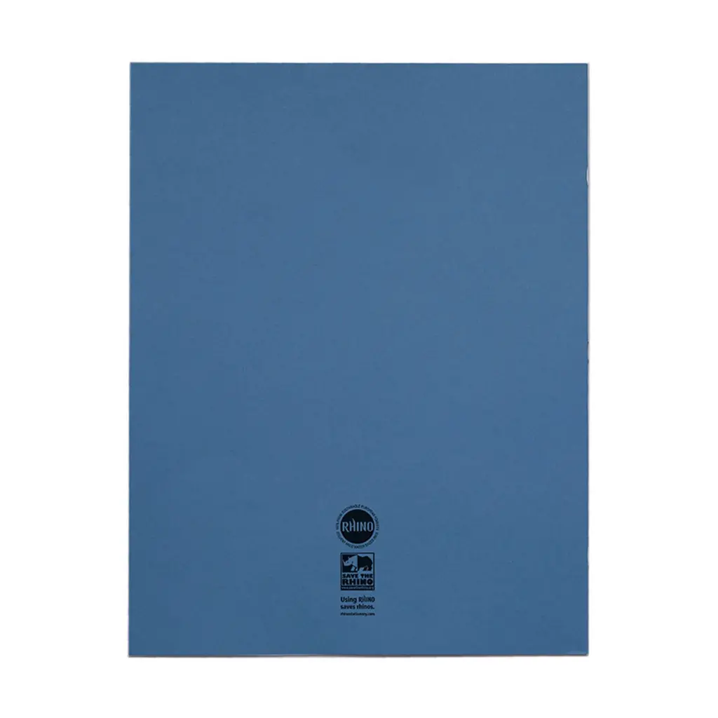 Rhino A3+ Exercise Book 40 Page Plain Light Blue (Pack 30) - VDU040-010-4