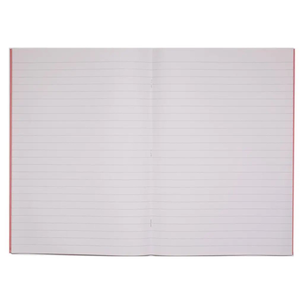 Rhino 13 x 9 A4+ Oversized Exercise Book 40 Page Ruled 12mm Pink (Pack 100) - VDU024-250-0