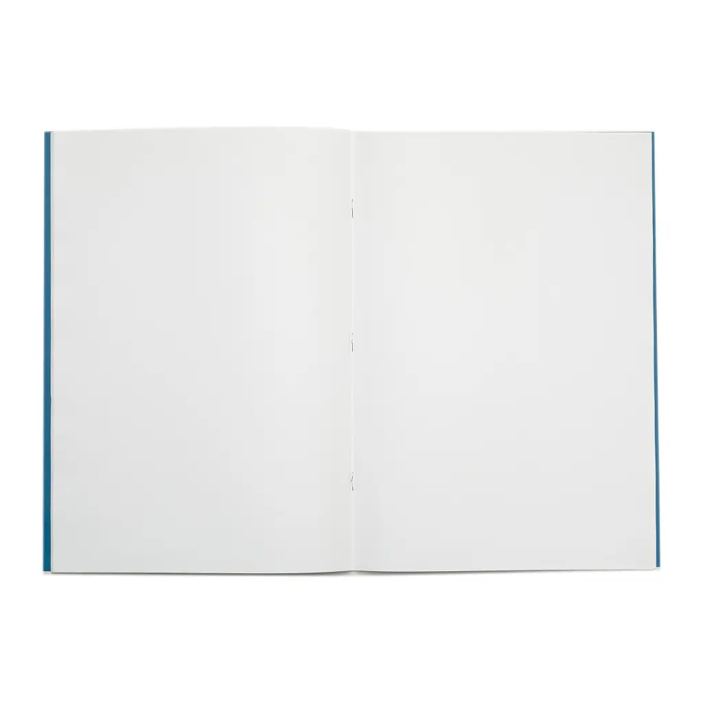 Rhino A4 Exercise Book 32 Page Plain Light Blue (Pack 100) - VDU014-84-2