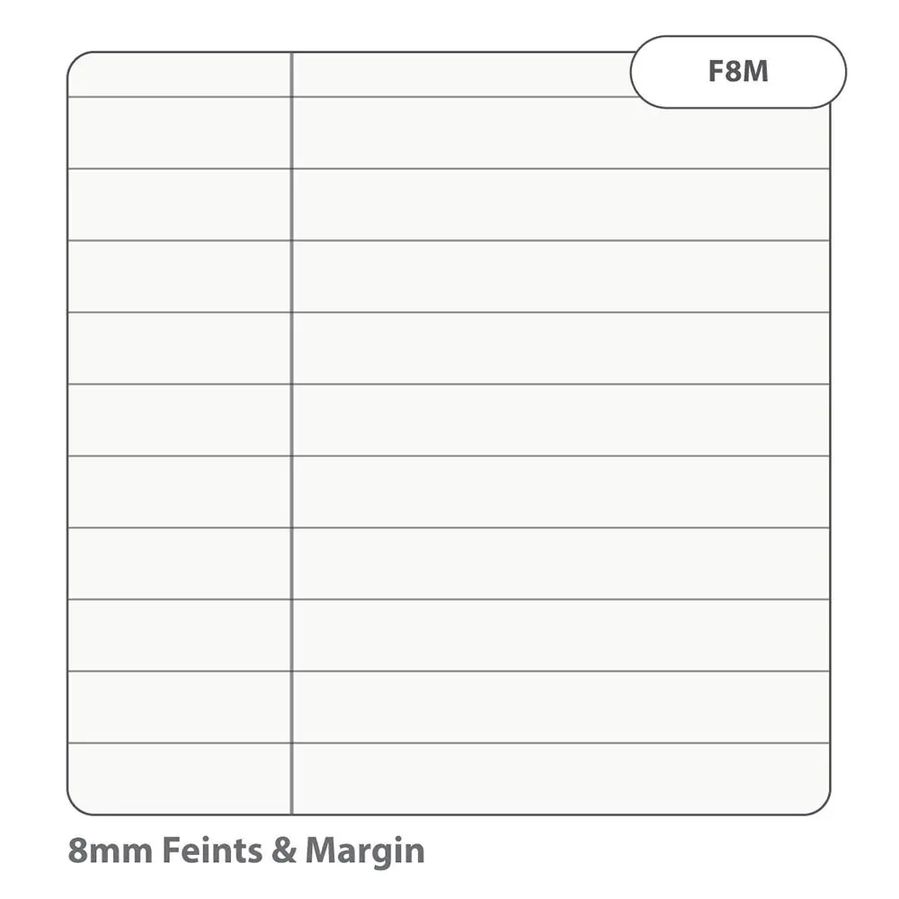 Rhino A4 Refill Pad 160 Page Feint Ruled 8mm With Margin (Pack 10) - V4FMH-4