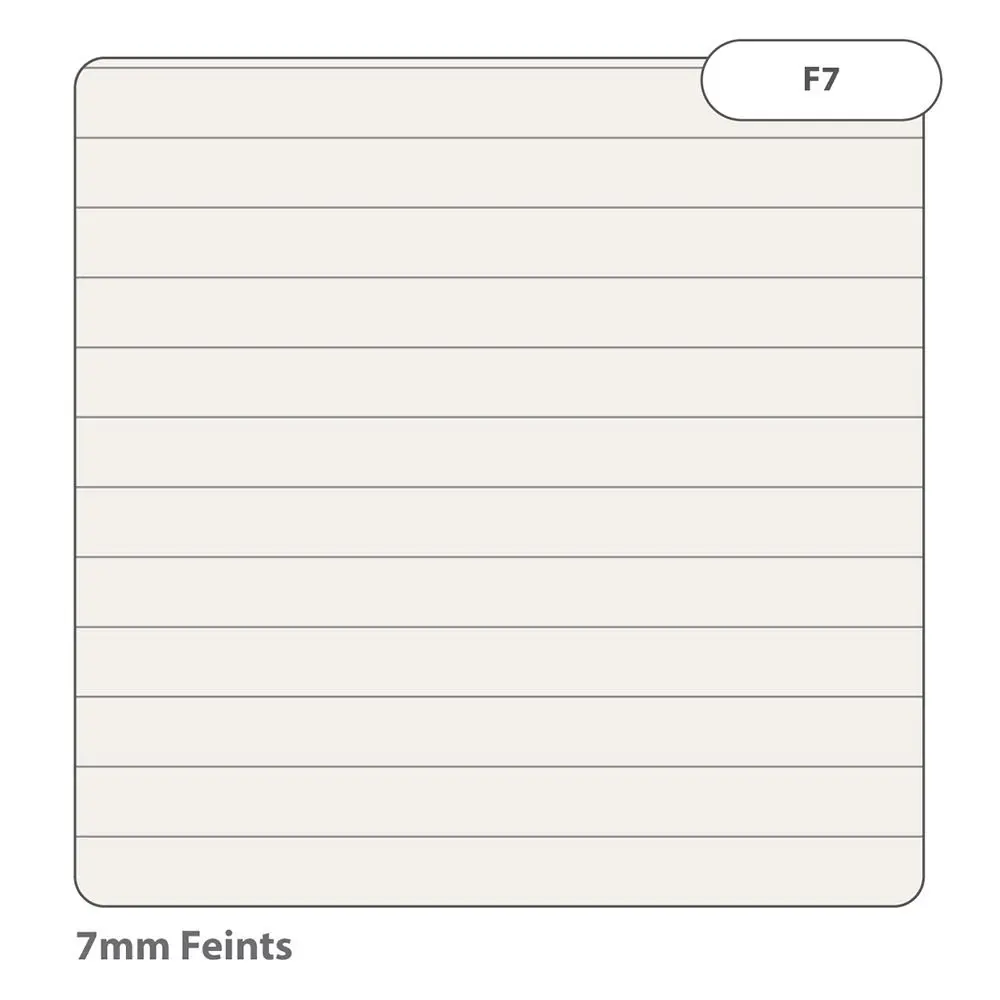 Rhino A6 Recycled Twinwire Notebook 200 page Feint Ruled 7mm (Pack 6) - SRSE3-6