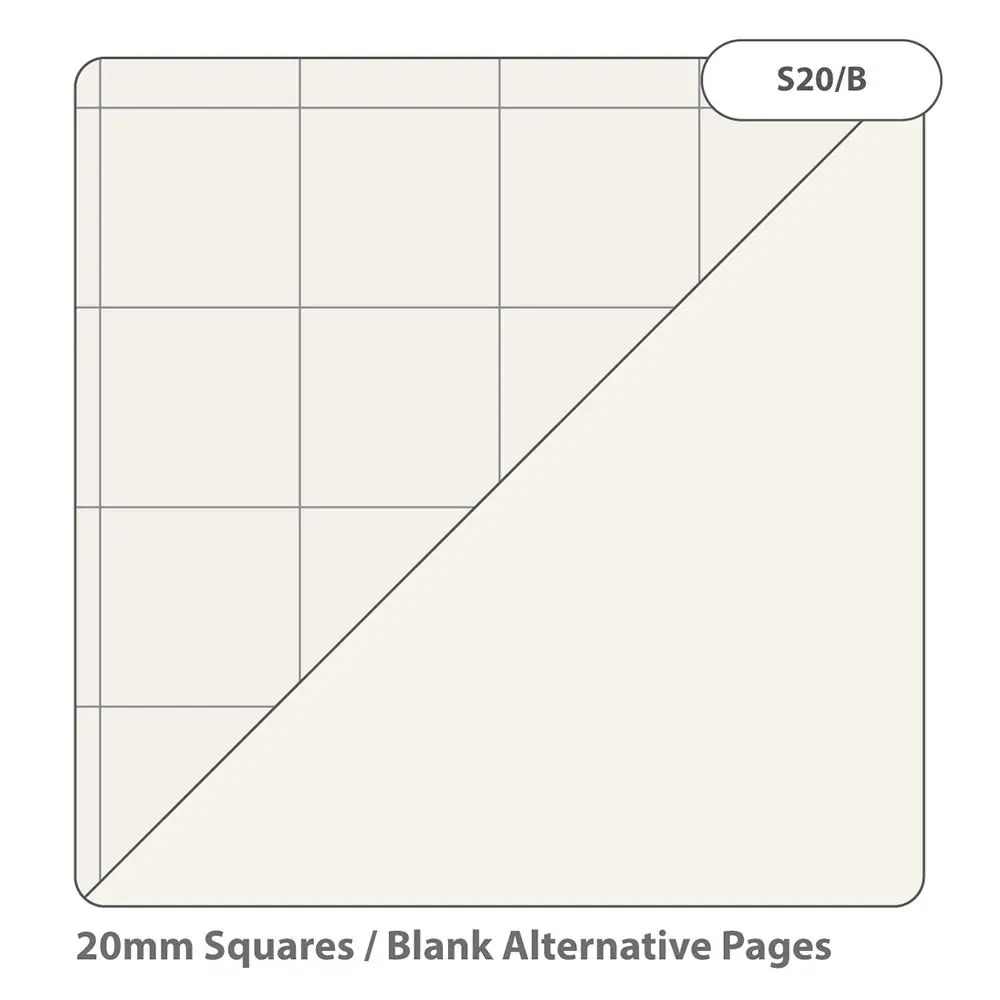 Rhino A1 Recycled Flipchart Pad 40 Leaf 20mm Squared With Plain Reverse (Pack 5) - SRFC-4