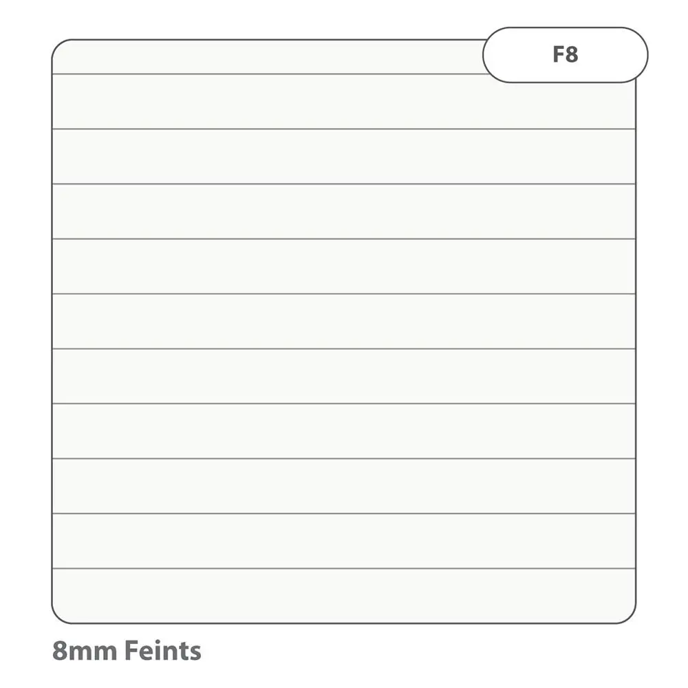 Rhino 200 x 127 Shorthand Notepad 160 Page Feint Ruled 8mm (Pack 10) - RHRN8-0