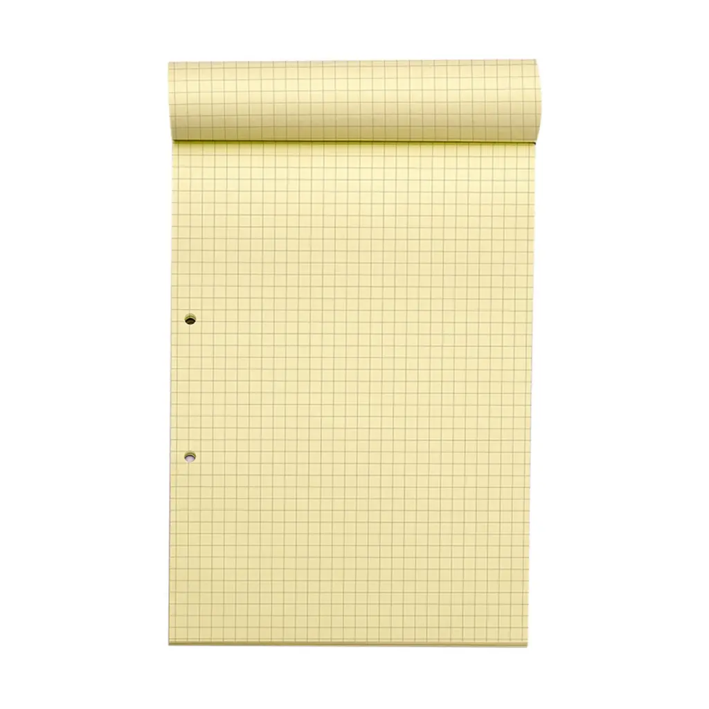 Rhino A4 Special Refill Pad 100 Page 7mm Squared Yellow Tinted Paper (Pack 6) - HAYQ-4