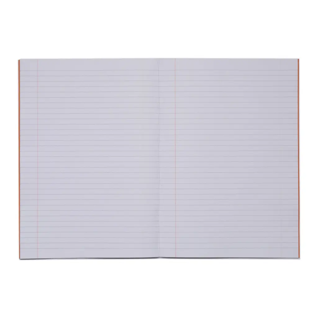 Rhino A4 Exercise Book 32 Page Ruled Margin 8mm Pack 100 VDU014-29-0