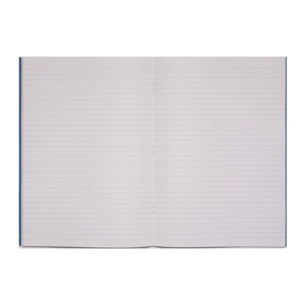 Rhino A4 Exercise Book 32 Page Light Blue Ruled 8mm Pack 100 VDU014-160-8