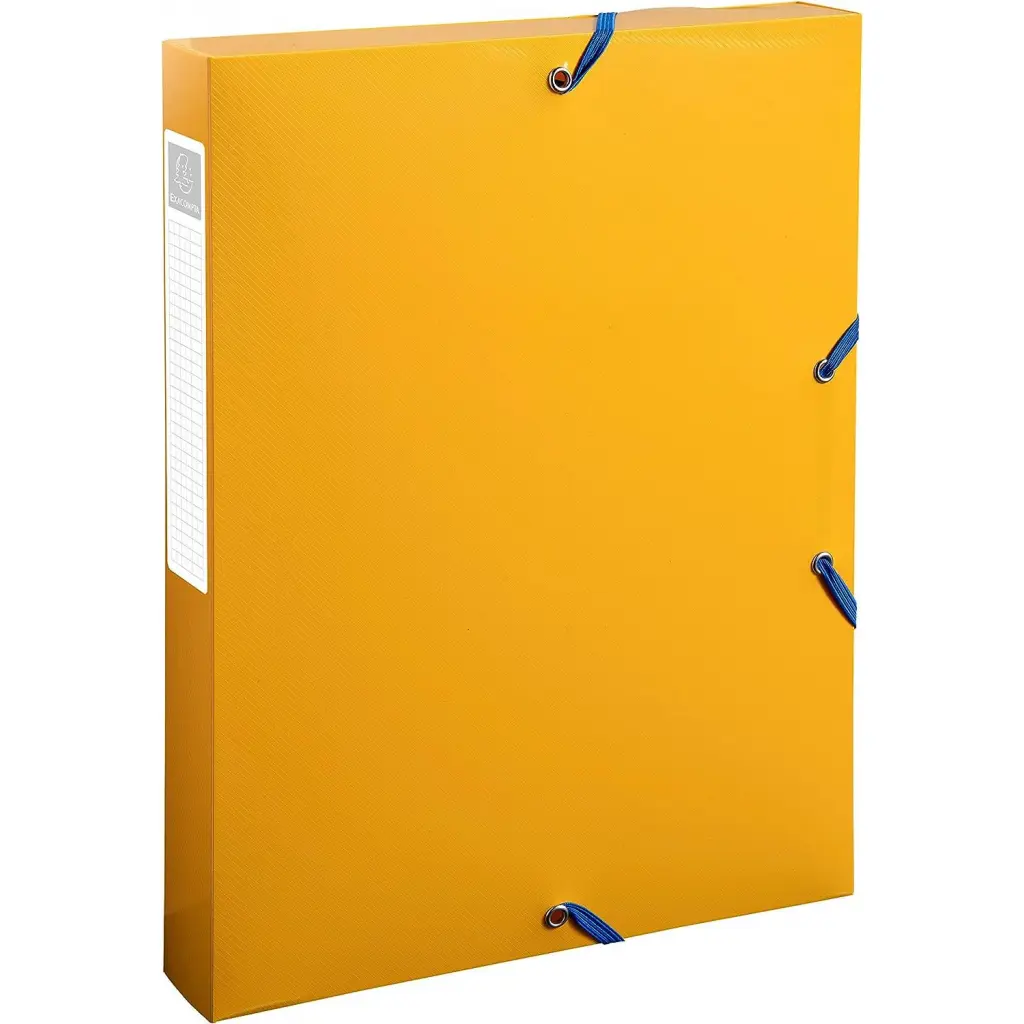 Exacompta Bee Blue Box File A4 Assorted Colours Pack 8 59140E