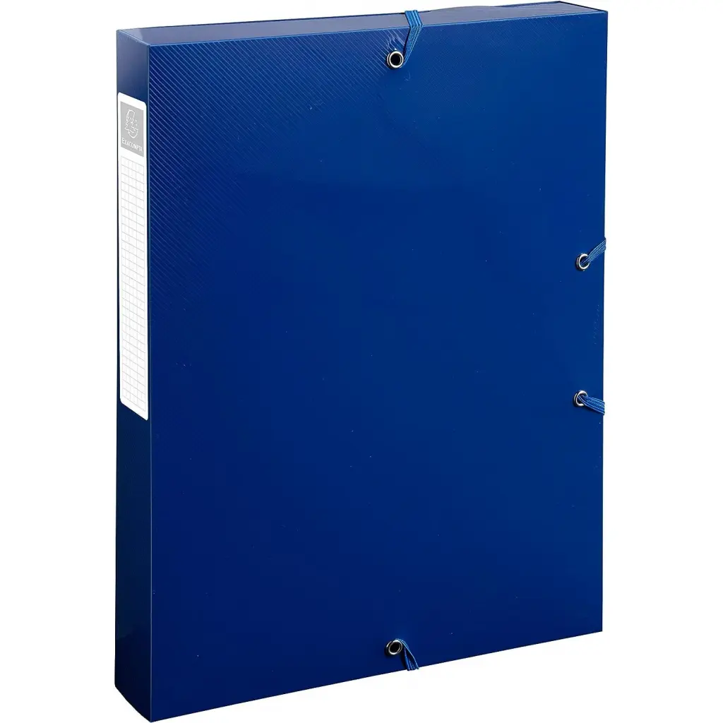 Exacompta Bee Blue Box File A4 Assorted Colours Pack 8 59140E