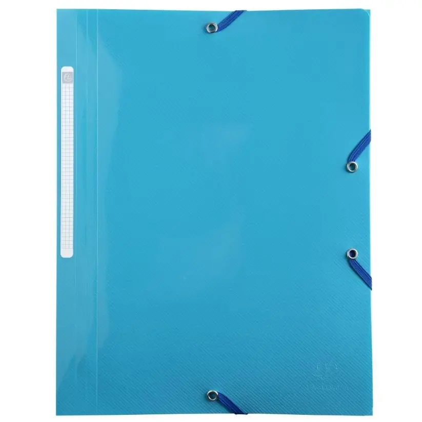 Exacompta Bee Blue 3 Flap Folder A4 Assorted Pack 4 55110E