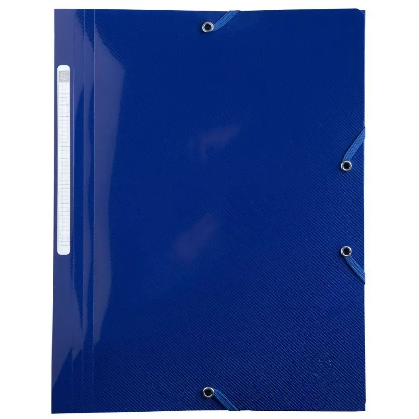 Exacompta Bee Blue 3 Flap Folder A4 Assorted Pack 4 55110E