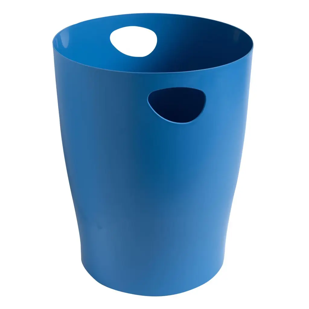 Exacompta Bee Blue 15L Waste Bin 263x263x335mm Turquoise 45384D