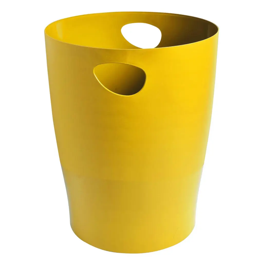 Exacompta Bee Blue 15L Waste Bin 263x263x335mm Saffron 45308D