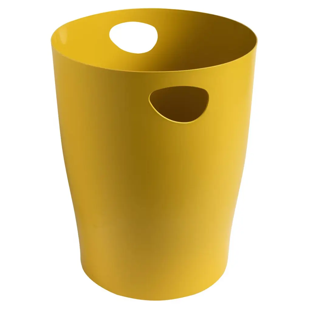 Exacompta Bee Blue 15L Waste Bin 263x263x335mm Saffron 45308D