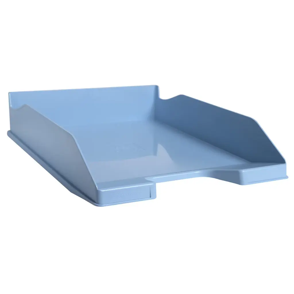 Exacompta Bee Blue Letter Tray 346x254x243mm Light Blue 113209D