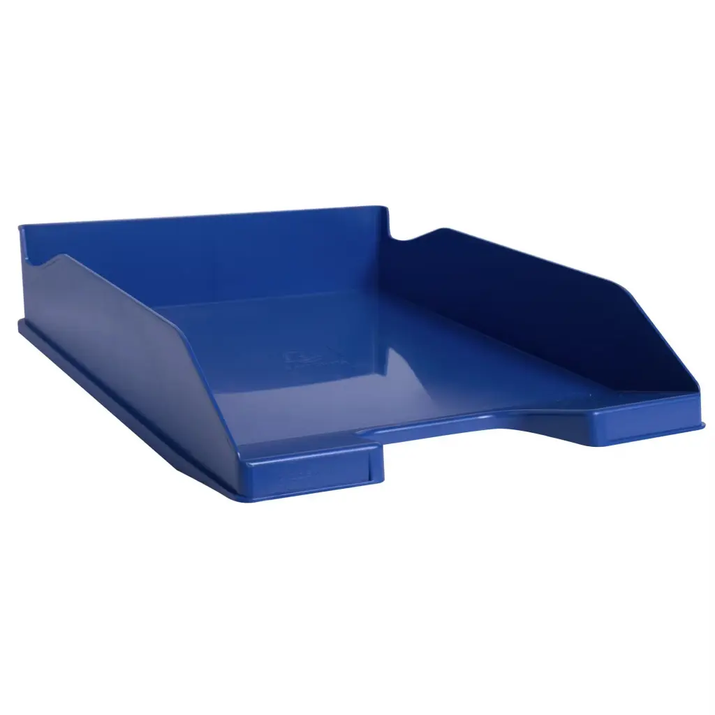 Exacompta Bee Blue Letter Tray 346x254x243mm Navy Blue 113204D