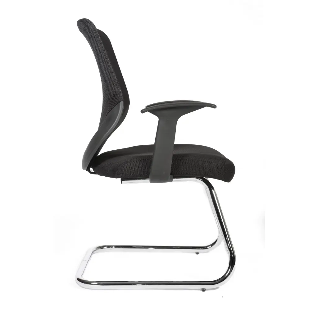 Nova Mesh Back Reception/Boardroom/Visitors Chair Black 1102