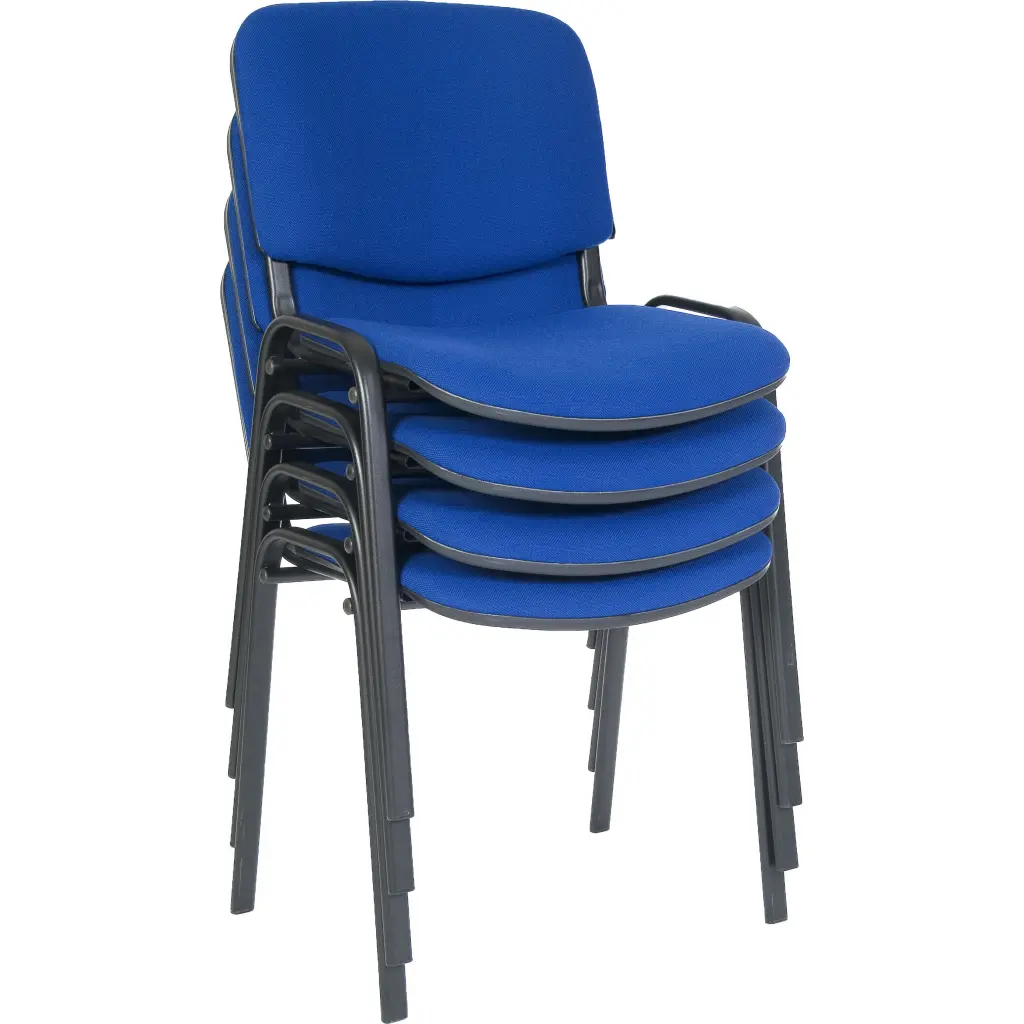 Conference Fabric Stackable Chair Blue 1500BLU