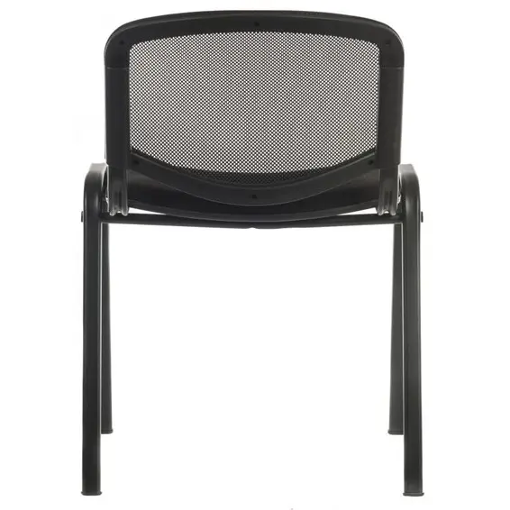 Conference Mesh Back Stackable Chair Black 1500MESH-BLK