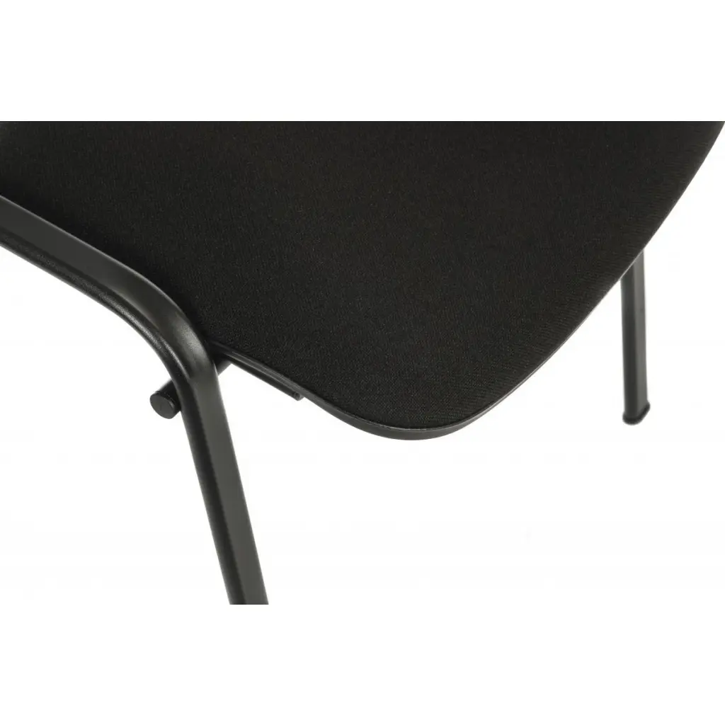 Conference Mesh Back Stackable Chair Black 1500MESH-BLK