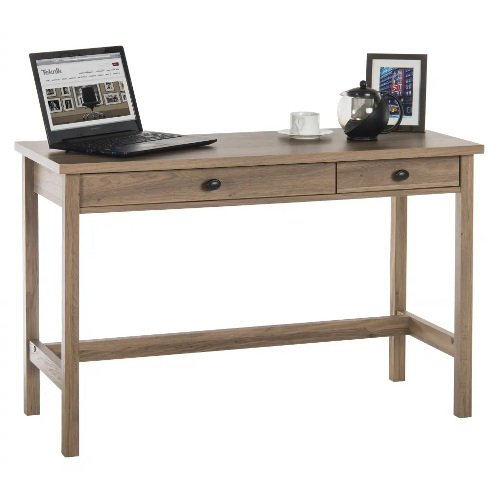 Study Home Office Console Style Desk Salt Oak 5418213