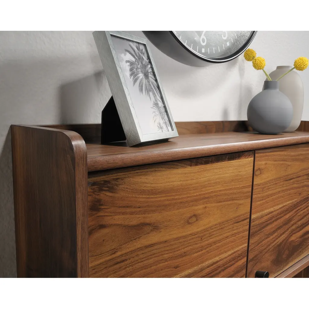 Hampstead Park Space Saving Wall Desk Walnut 5423704