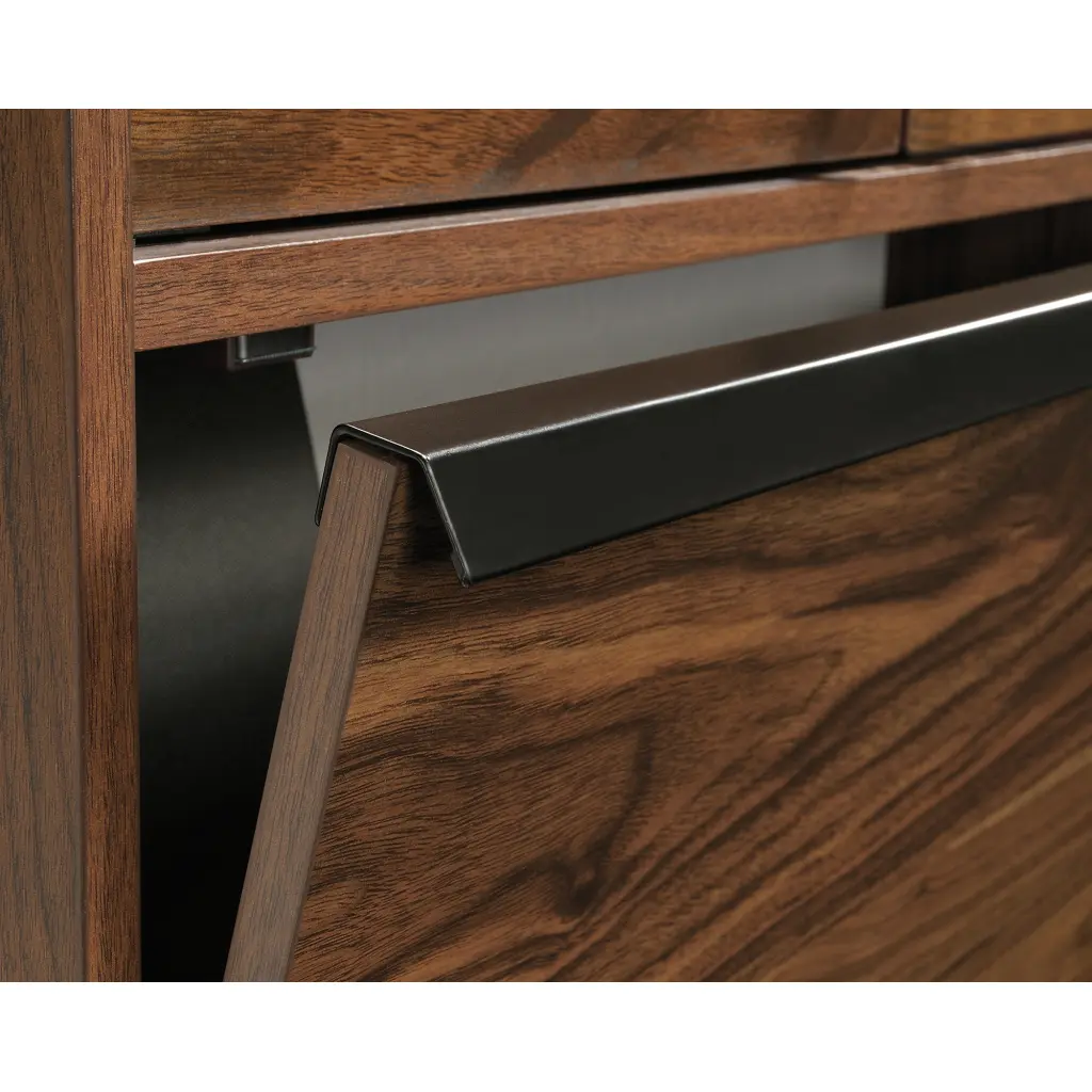 Hampstead Park Space Saving Wall Desk Walnut 5423704