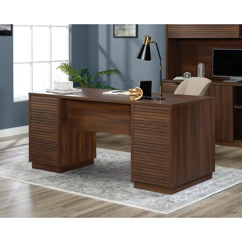 Elstree Home Office Executive Desk Spiced Mahogany 5426484