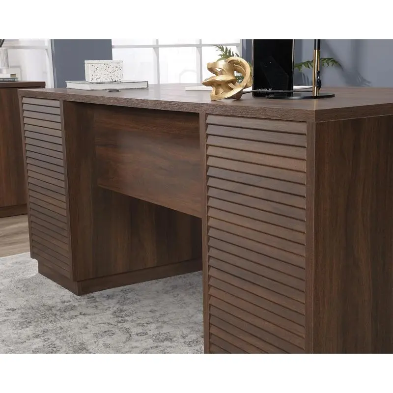 Elstree Home Office Executive Desk Spiced Mahogany 5426484