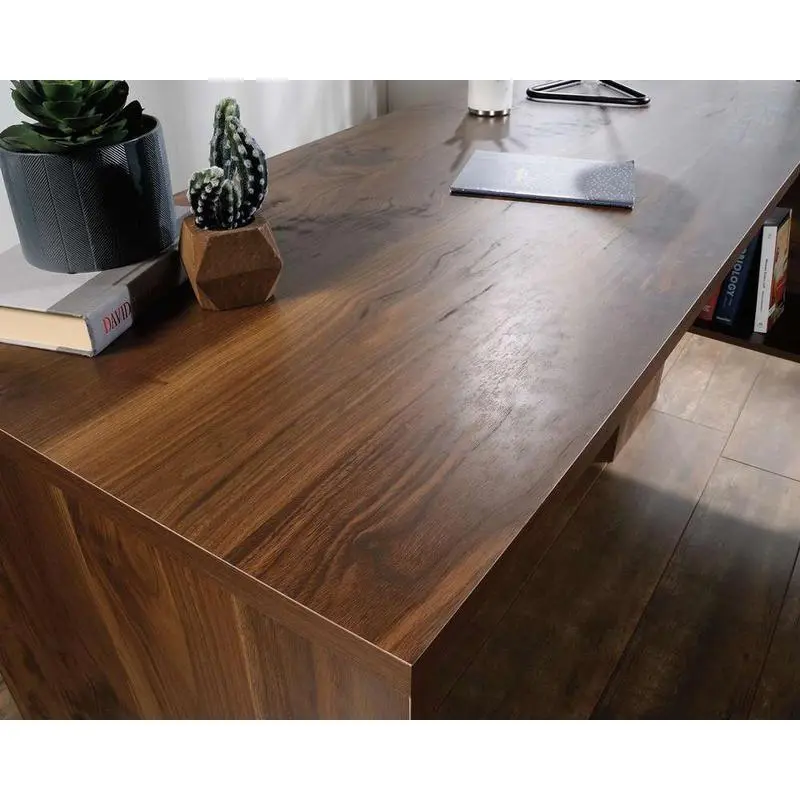 Hampstead Park Home Office L-Shaped Desk Walnut 5426509