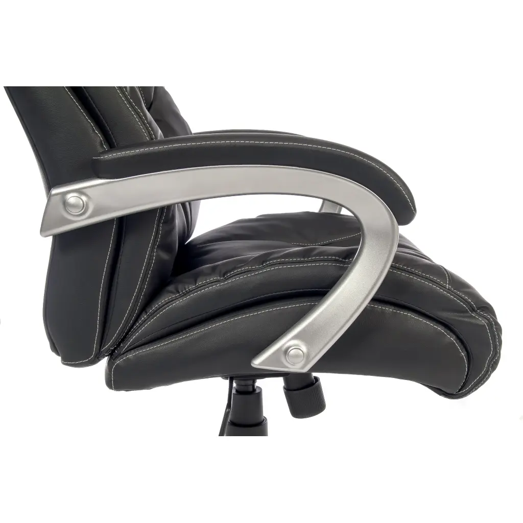 Siesta Luxury Leather Faced Executive Office Chair Black 6916