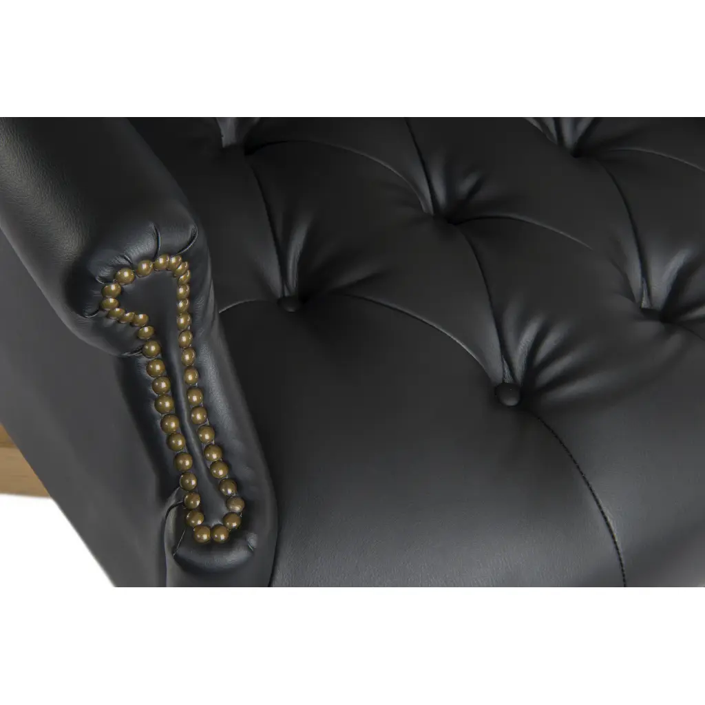 Chairman Noir Fabric Executive Swivel Armchair Black 6927