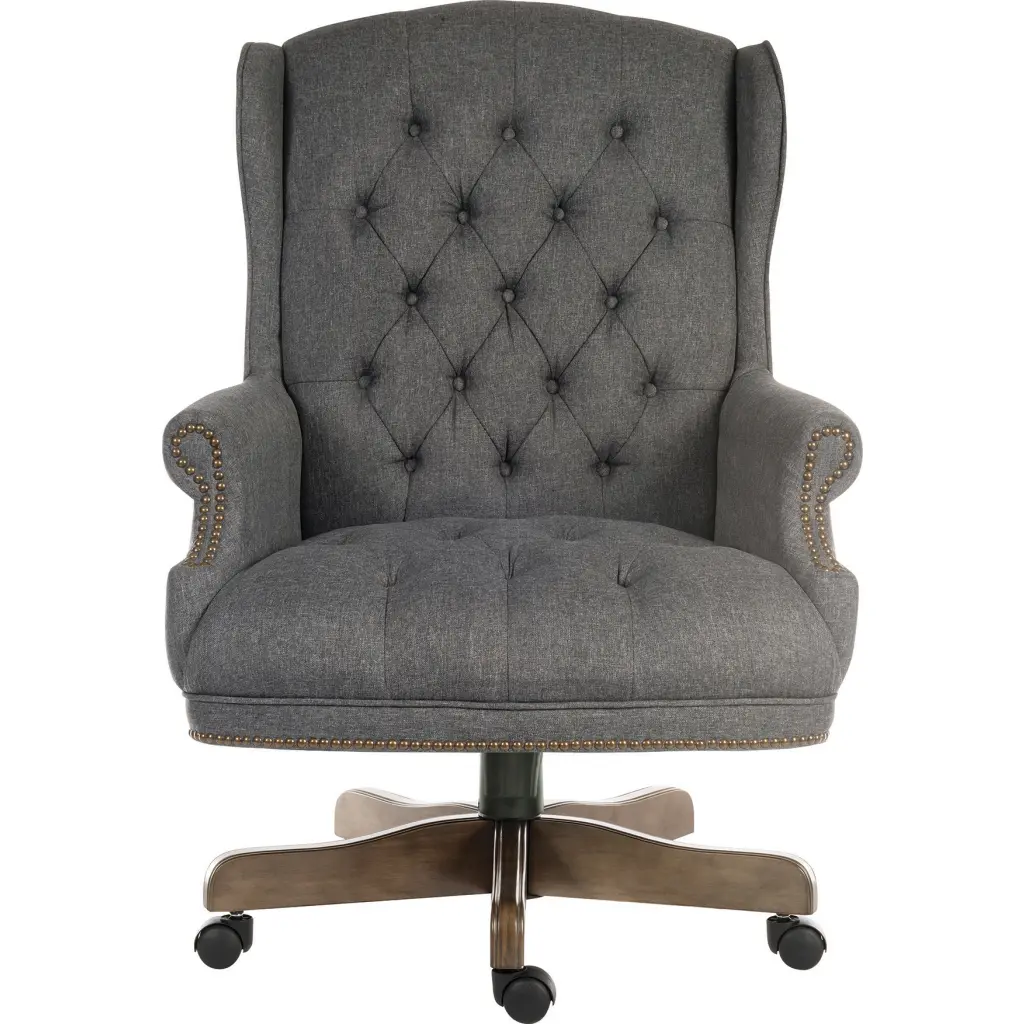 Chairman Fabric Executive Swivel Armchair Grey 6927GREY